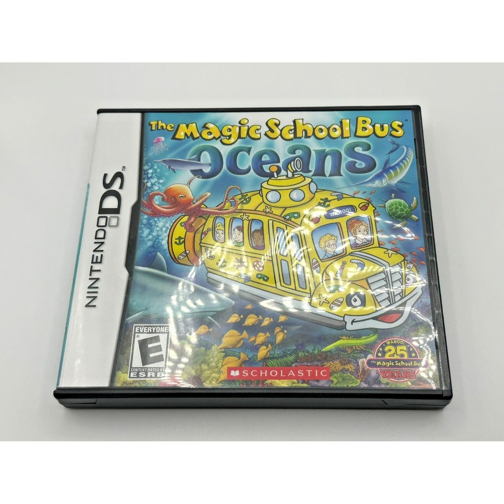 The Magic School Bus: Oceans (Nintendo DS, 2011) **CASE & INSTRUCTIONS ONLY**